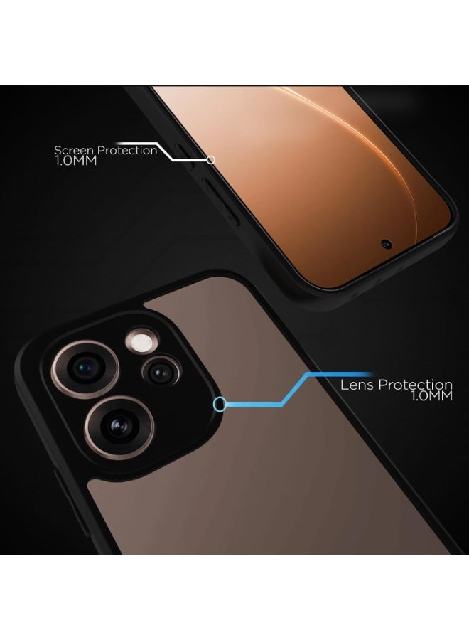 جراب حماية خلفي صلب شفاف مقاوم للصدمات لهاتف OPPO Reno 15 Pro [مضاد للاصفرار]، غطاء خلفي شفاف مع حواف من مادة TPU لحماية الهاتف. - Image 4